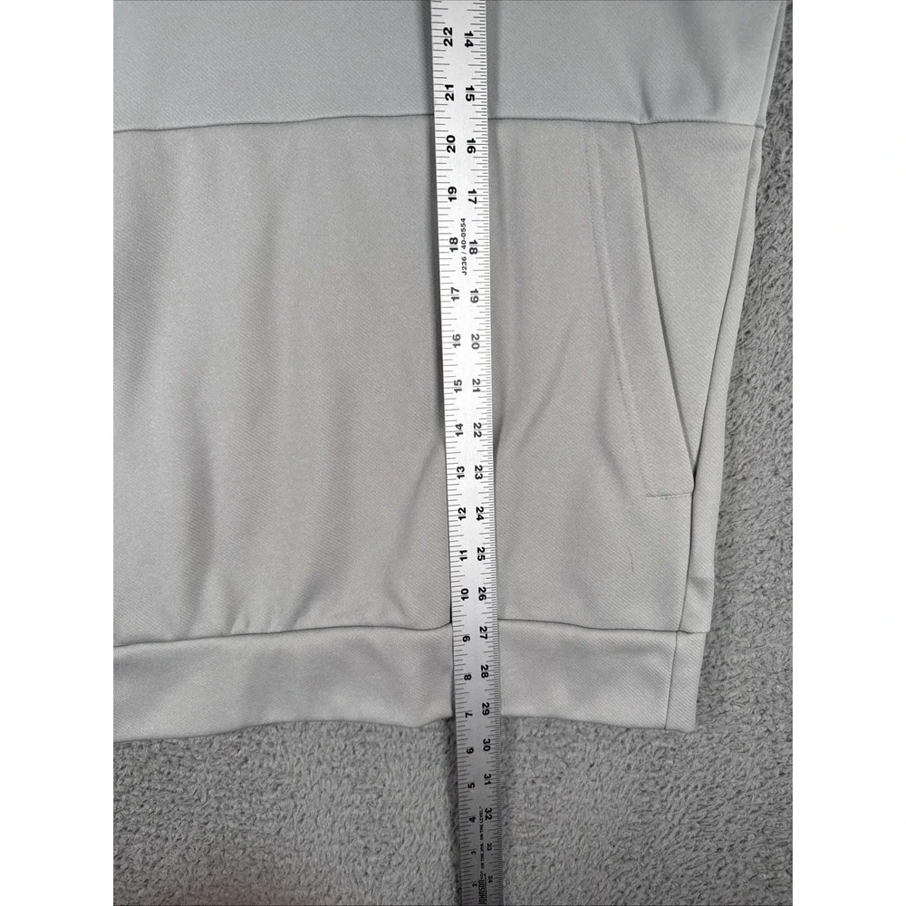NEW Adidas Team Issue Fleece Pullover Hoodie Sweatshirt Mens Large‎ Gray